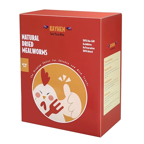 Dried Mealworms for Chickens 10LB Meal Worms for Laying Hens Wild Birds | Pure Natural Non-GMO High Protein - size: 10 Pound (Pack of 1)