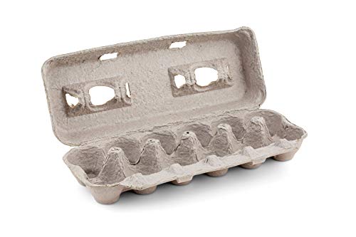 MT Products Printed Empty Egg Cartons Holds 12 Eggs - Cardboard Crate for Eggs (Pack of 15) - Made in USA - size: Large