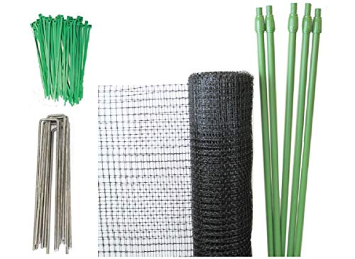Tenax 084060 2A130002 Deer Fence Kit, 7' x 100' - size: 7 Feet by 100 Feet Kit
