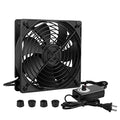 120mm AC Powered Fan with Vriable Speed Controller, AC 110V to 220V Vriable Speed Fan for Receiver Amplifier DVR PlayStation Component Cooling - size: 4.7x4.7x1.0in