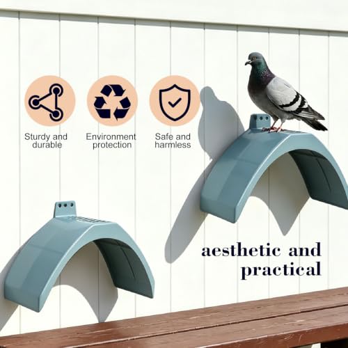 10-Pack Plastic Dove Rest Stand, Race Pigeon Dwell Perch Roost Holder with Screws (Grey, 10-Pack Stand Bundle) - color: Grey