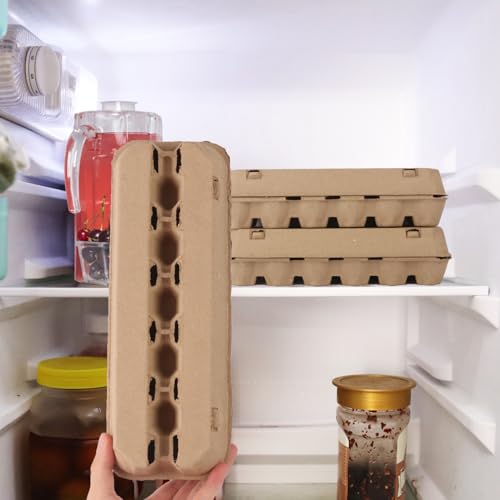 25 Pack Egg Cartons Bulk, Cardboard Egg Crates for Secure Eggs Storage, Egg Cartons Bulk for Fresh Eggs - Perfect for 12 Count (1 Dozen) Large Eggs - size: Dozen