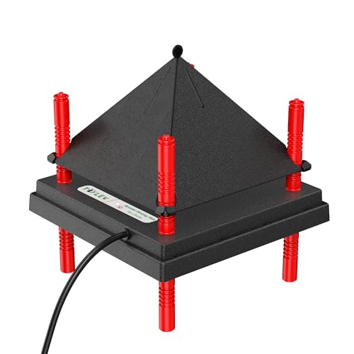 Chick Brooder Heating Plate with Anti Stand Cone, Fixed Temp, 10"x10" Black | Adjustable Height Brooder Heater for Chicks, Downward Heat Distribution for Outdoor Barns & Coops - size: 10" x 10"