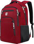 Laptop Backpack,Business Travel Anti Theft Slim College Backpack | Water Resistant Durable Computer Bag Gift for Women & Men Fits 15.6 Inch Laptop and Notebook - Red - color: Red, size: 15.6 Inch, style: Laptop