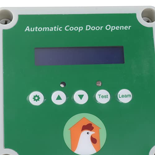 Automatic Chicken Coop Door Opener Kit with Remote Control and Time Setting, Poultry House Accessories for Home Farmer