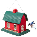 North States Village Collection - Large Red Barn Bird Feeder: Hanging Bird Feeder for Outdoors, Holds 8 Pounds of Seed