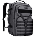 WITZMAN Travel Backpack for Men 45L Convertible Bag Fits 17" Laptop | Large Nylon Carry on Luggage Bag, 3 in 1 Laptop Backpack Airline Approved, For Weekend Getaway, Overnight Trip, B688 Grey - color: Silvery Grey