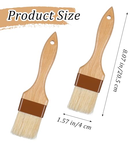 2Pcs Basting Brushes for Cooking, Cooking Brush for Oil and Sauce, Suitable for Oil Sauce Kitchen Baking Tools