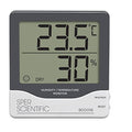 Sper Scientific Digital Humidity Temperature Monitor 800016 - Indoor Outdoor Hygrometer Thermometer with Large Dual Display & Min/Max Tracking for Labs, Greenhouses, Warehouses & More - 2 pc - size: 2 Pack
