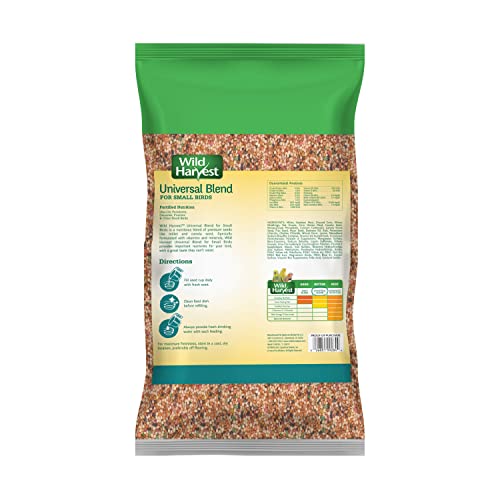 Wild Harvest Universal Blend for Small Birds, 10 lb Bag, Fortified Nutrition - size: 10 Pound (Pack of 1), style: Small Birds