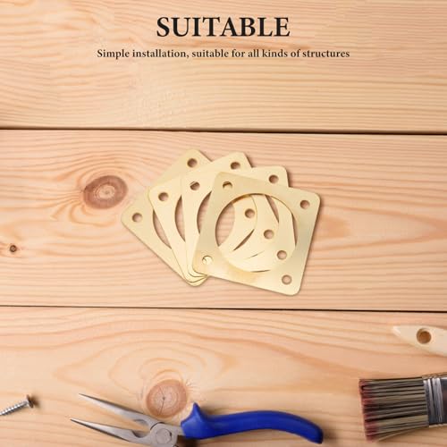 FOMIYES 4pcs Metal Birdhouse Hole Protectors with 1.5 Inch Inner Diameter for Sparrow House Entrance Predator Guard Outdoor Bird Nest Box Safety