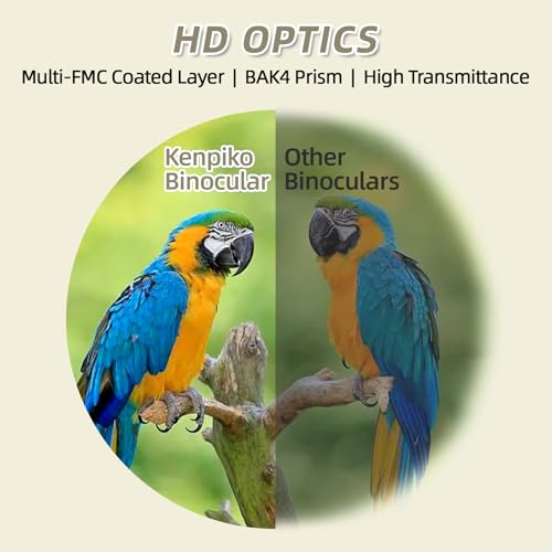 8x30 Binoculars for Adults, High Power Compact Binocular for Travel Hiking Concert Ship Cruise Hunting Bird Watching, Khaki Waterproof Binocular for Kid - color: Khaki, size: W/T Accessories