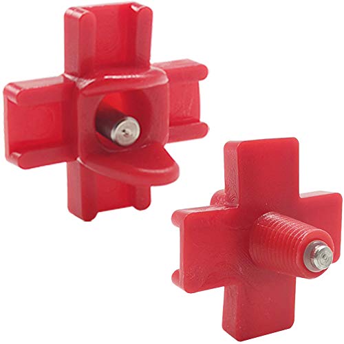 TIHOOD 20PCS Horizontal Side Mount Automatic Poultry Nipples Drinker Waterer for Chicken or Quail