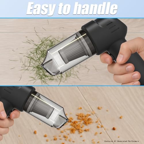 Bird Food Electric Separator & Cage Cleaner, Portable | Portable USB Vacuum with 2 Suction Speeds, Pet Hair/Dust Collector for Eraser Shavings, Car & Computer Keyboard