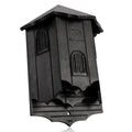 VIREESR Bat House for Outdoors, Castle 3-Chamber Bat Box, 100-Capacity | Cedar Wooden Bat House, Bat Boxes for Outside for Tree, 3 Chamber Design to Attract Bats, Weather-Resistant, Black - size: Black