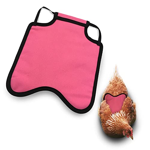 Single Strap Chicken Apron/Saddle, X-Large, Awareness Pink - color: Pink, size: X-Large