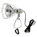 Woods 0324 18/2 Gauge Brooder and 150-Watt Heat Lamp with Wire Grill and Clamp; 6-Foot; Black