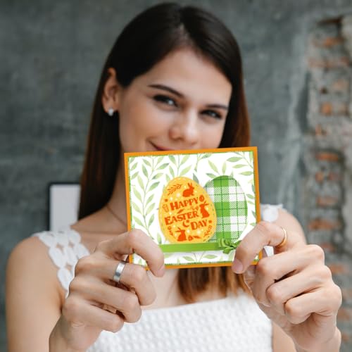 Easter Bunny Magic Clear Stamp Reusable Egg Transparent Stamps for Scrapbooking Star Sun Rubber Stamp Flower Words Silicone Stamps for Easter Card Making Journaling Photo Album Journal - color: Magic Easter