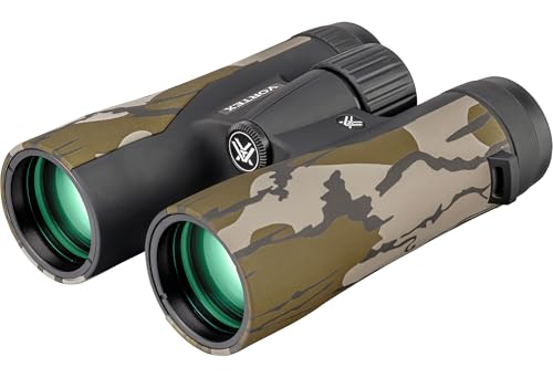Vortex Crossfire HD 10x42 Binoculars (Mossy Oak Bottomland) | HD Optics, Tripod Adaptable, Waterproof, Fogproof, Shockproof, Included GlassPak Harness - Unlimited, Unconditional Warranty - color: Mossy Oak Bottomland, size: 10x42
