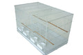 YML BREEDING Bird CAGE with Divider, White