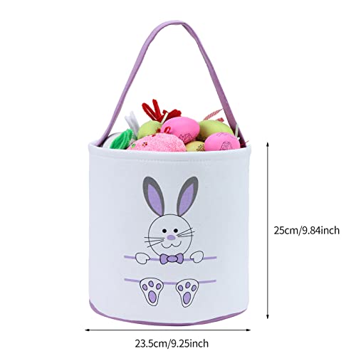 XinblueCo Baseball Basket Easter Baskets for Canvas Easter Egg Hunt Baskets - color: Baskets7
