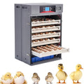 VEVOR 400 Egg Incubator, Poultry Incubator Cabinet with Automatic Eggs Turning, Temperature & Humidity Control, Heating & Cooling Egg Hatcher, Commercial Incubators for Hatching Chicks Ducks Goose - size: 400 Eggs