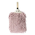 Cute Baby Hedgehog Hand Towel Soft Chenille Hanging Hand Towels Pink Animal Hand Dry Towels Absorbent Towels for Bathroom Kitchen - color: Pink