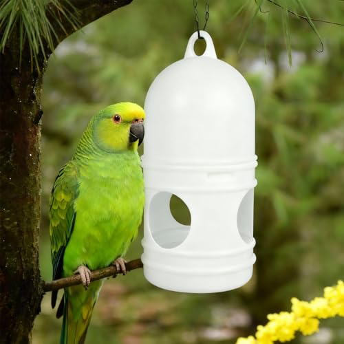 Pigeon Water Dispenser 2-Pack 9.44X4.72X4.72 Inch Birds Water Feeder Cup Clean Safe Pet Bird Waterer for Cage Feeding