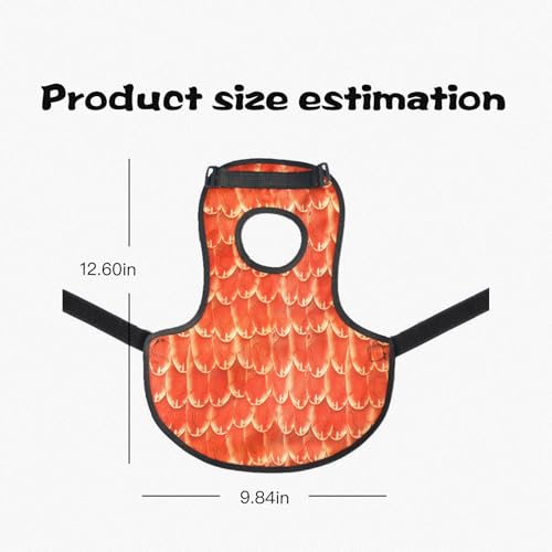 3pcs Chicken Saddle for Hens - Protective Hen Aprons for Poultry with Adjustable Straps, Durable and Comfortable Chicken Costumes for Backyard Birds