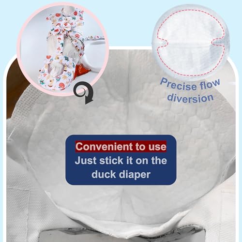 Disposable Poultry Diaper Pads 20Pcs~100Pcs for Goose Chicken Hen Duck Bird Sticky Pad Leak-Proof Unscented Reusable Diapers Nappy Accessories (One Size, Count, 20)