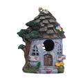 Bird Houses for Outside Resin Bird House Room Garden Courtyard Backyard Decor Handmade House