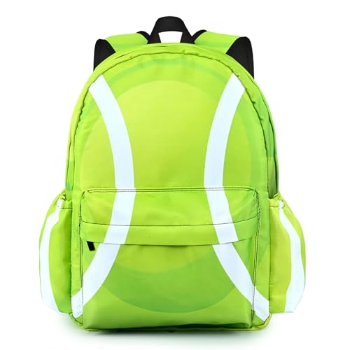 Tennis Kids Backpack School Backpack Teens Bookbag for Girls Boys Hiking Camping Travel Sports - color: Tennis