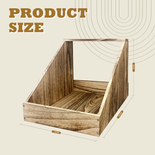 Wooden Single Compartment Chicken Nesting Box for Outdoor Coop - Comfortable Laying Box for Hens, Ducks and Poultry with Easy-Clean Design and Ventilated Egg Laying Space for Backyard Chickens