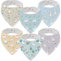 Baby Organic Cotton Teething Cloth Newborn Baby Burp Cloth Bandana Drool Cloth for Drooling Cotton Baby Gifts - color: Goose