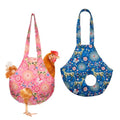 2 Pack Chicken Carrier Holder Bag, Canvas Chicken Carrier Sling Catching Hand Bag for Hen Rooster Poultry Poultry Transport, Travel - style: Deer