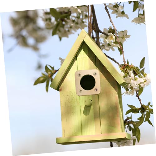 GANAZONO 8 Pcs Metal Bird House Predator Guards House Hole Protector for Birdhouses Sturdy Copper Entrance Protectors