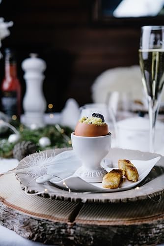 Le Creuset Stoneware Egg Cup, 2", White - color: White, size: 2 x 2.25 Inches (Single)