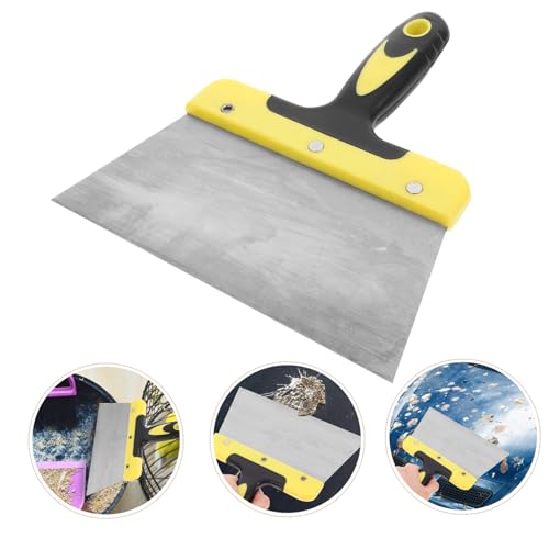 VANZACK Handheld Bird Droppings Cleaning Scraper Ergonomic Stainless Steel Tool for Quick Poop Removal from Bird Cages and Nests Versatile for Easy Cleanup