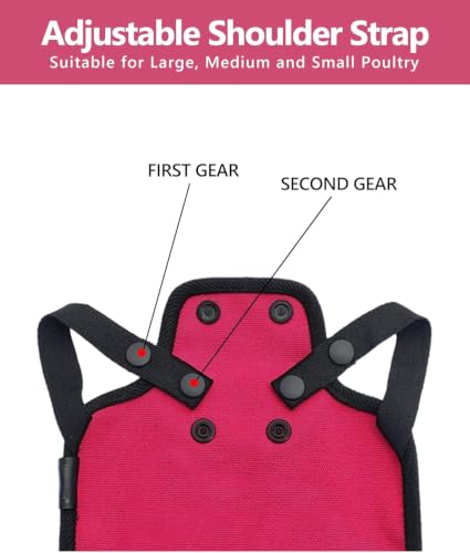 4 PCS Chicken Saddles for Hens, Adjustable Strap Chicken Aprons, Lightweight Breathable Hen Back Protector Fits Medium and Large Size Hens