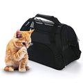 MuchL Pet Carrier Soft-Sided Carriers for Cat Carriers Dog Carrier for Small Medium Cats Dogs Puppies Pet Carrier Airline Approved Cat Dog Pet Travel Carrier (Medium,Black) - color: Medium-Black