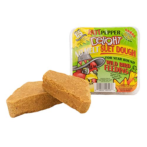 C&S Hot Pepper Delight No Melt Suet Dough 11.75 Ounces, 12 Pack - style: Hot Pepper 12-Pack