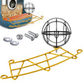 Metal Perch Extender & Suet Ball Holder Compatible with Bird Buddy Feeder | Rust-Resistant Outdoor Birds Feeder Accessory, Wider Landing Space, Add On with Screws Included