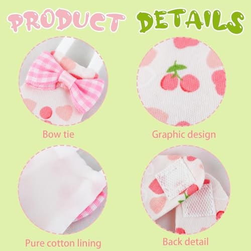 Bird Diaper Flight Suit, 3-Packs Lightweight Reusable Washable Elastic-Straps Parrot Clothes for Peony/Monk Parakeet, Prevents Poop Leaks & Feather Pecking (Bow+Lemon+Cherry, L) - color: Bow+Lemon+Cherry, size: L