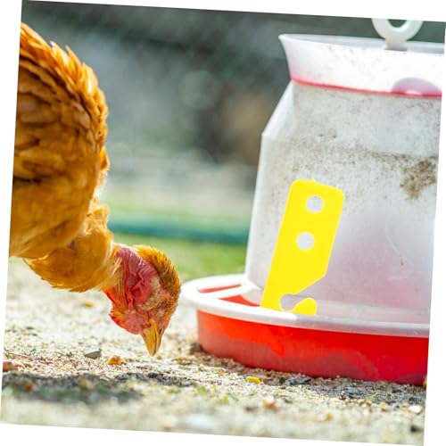 BESTonZON 50pcs Poultry Automatic Water Feeder Height Adjustment Clips DIY Chicken Watering System Parts for Chickens Ducks and Geese Easy Installation and Versatile Use