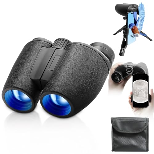 8x30 Adult Binocular with Tripod and Phone Adapter, High Power Binocular Waterproof Compact Binoculars for Bird Watching Hiking Travel Hunting Golf Ship Cruise Concert Kid - color: Black, size: With Accessories
