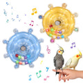 Bird Toys for Parakeets Fun Parakeet Toys | 2 Pcs Bird Interactive Educational Toy Conure Toy Birds Cage Accessories for Cockatiel Lovebird Quaker Parrot Conures