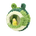 Wontee Bird Nest Bed Breeding House Winter Warm Snuggle Hut for Budgies Parakeets Cockatiels Lovebirds Canaries (Green) - color: Green