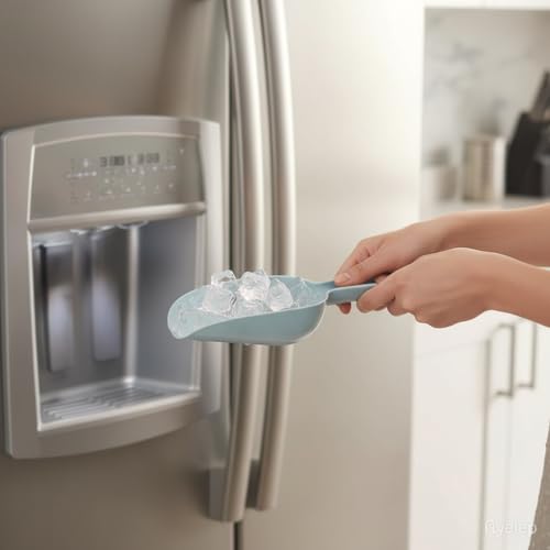 Nesting Kitchen Scoops for Ice Cubes Set of 4, Multi-Purpose Food Scoops for Dry Goods, Flour & Coffee Beans, Plastic Measure Scoops for Pet Food Durable & BPA-Free, Stackable for Easy Storage - size: Pack of 4