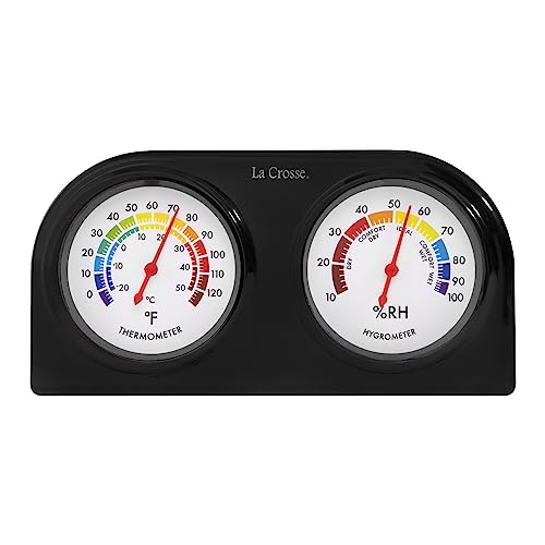 La Crosse 104-288 Analog Thermometer and Humidity Gauge