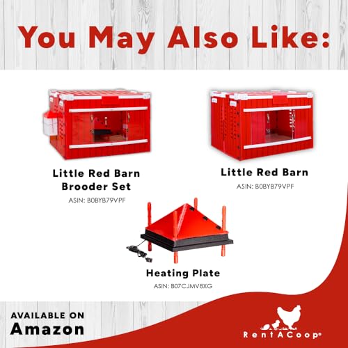RentACoop Jute Brooder Liners for Little Red Barn Brooder - 4 Pack